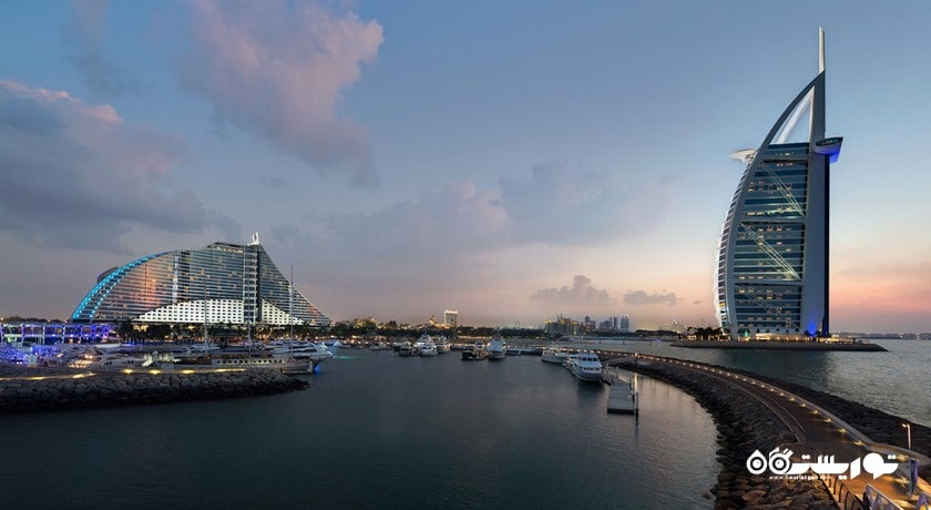 دورنمای زیبای هتل جمیرا بیچ